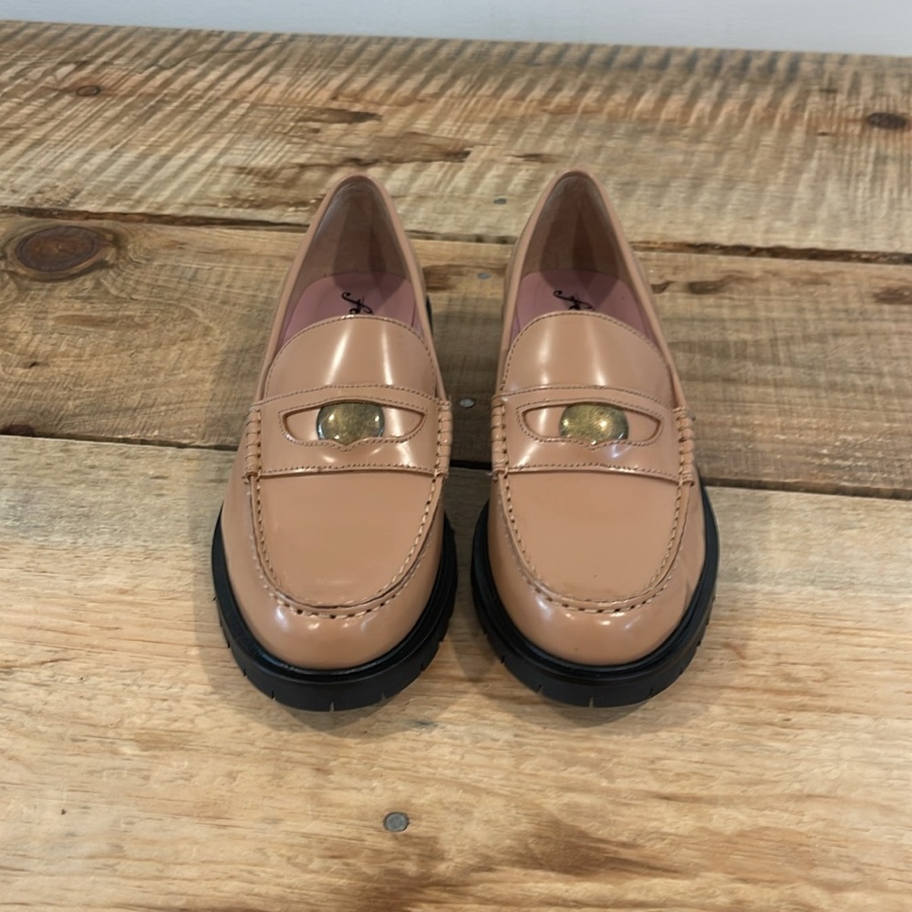 Free People Liv Loafers / Camel NWOB Size 38/8 - Picture 11 of 13